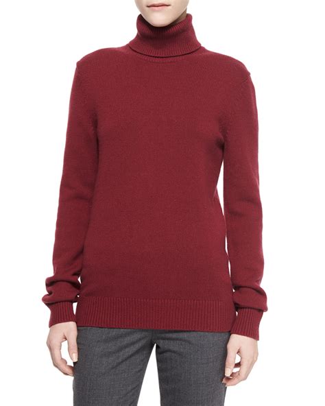 michael kors red turtleneck sweater|The Perfect Women's Designer Sweaters .